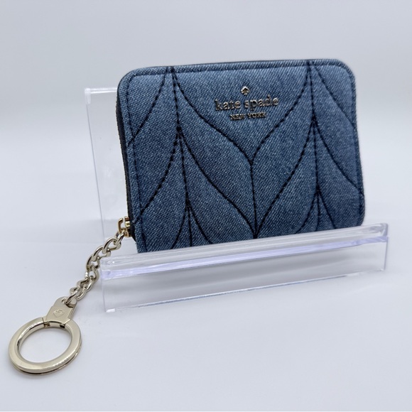 Kate Spade Briar Lane Denim Blue Wallet - Picture 1 of 8